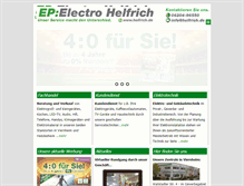 Tablet Screenshot of helfrich.de